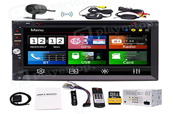 Autoradio GPS caméra recul sans fil